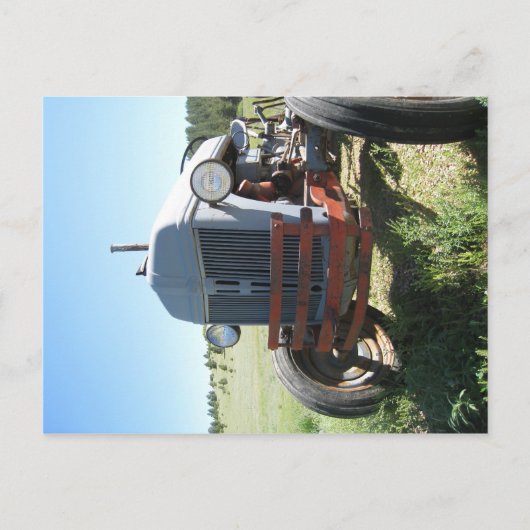 Happy Tractor. Briefkaart (Voorkant)