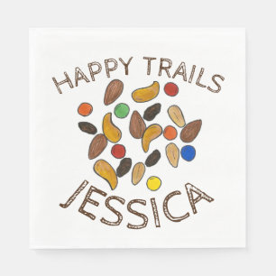 Happy Trails Camping Trail Mix Goodbye Retirement Servet