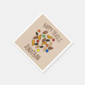 Happy Trails Camping Trail Mix Goodbye Retirement Servet (Hoek)