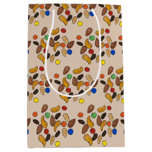 Happy Trails Camping Wandelen Buiten Trail Mix Medium Cadeauzakje (Voorkant)