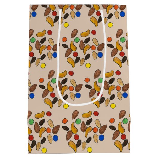 Happy Trails Camping Wandelen Buiten Trail Mix Medium Cadeauzakje (Achterkant)