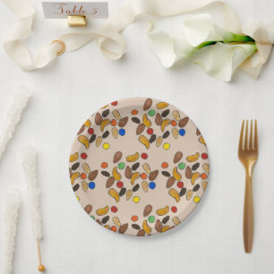 Happy Trails Camping Wandelen Buiten Trail Mix Papieren Bordje