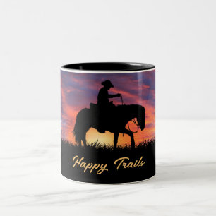 HAPPY TRAILS COWBOY TWEEKLEURIGE KOFFIEMOK