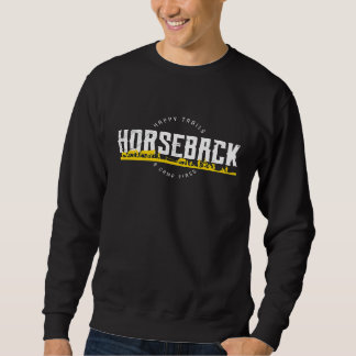 Happy Trails Horseback kampvuren noodlijdende camp Trui