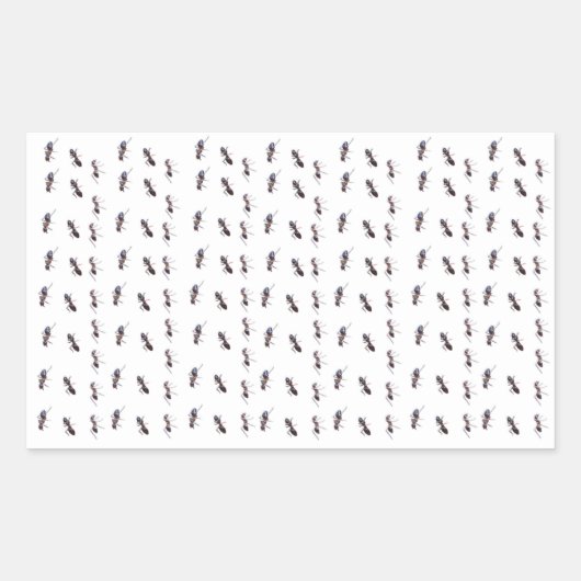 Happy Trails - mier #1 Rechthoekige Sticker (Voorkant)