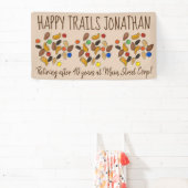 Happy Trails Mix Goodbye Retirement Party Spandoek (Insitu)