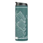 Happy Trails Mountains Scene op maat Thermosbeker (Geroteerd rechts)