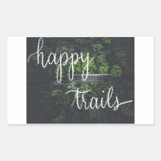 Happy Trails Stickers (Voorkant)