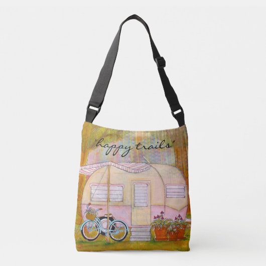 Happy Trails  Trailer Canvas tas (Voorkant)