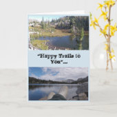 Happy Trails-Vaderdag-Kaart Kaart (Gele Bloem)