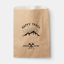 Happy Trails Wedding Favor DIY Trail Mix Bedankzakje