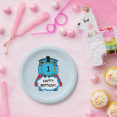 Happy Train boy birthday plate Papieren Bordje (Feest)