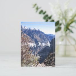 Happy Travels Colca Canyon, Peru Feestdagenkaart