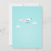 Happy Travels onderweg weg partijuitnodiging Kaart (Achterkant)