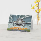 Happy Travels Wenskaart Kaart (Gele Bloem)