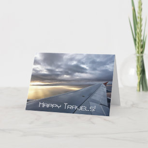 Happy Travels Wenskaart Kaart