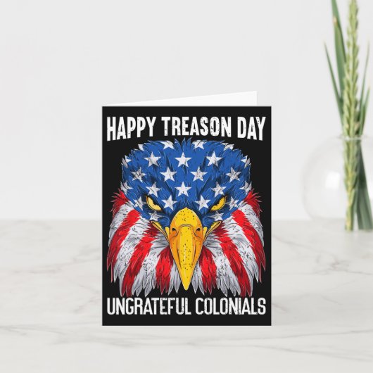 Happy Treasday Independence Day Fun 4th of July Kaart (Voorkant)