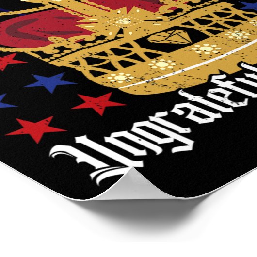 Happy Treasday Independence Day Fun 4th of July Poster (Hoek)