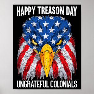 Happy Treasday Independence Day Fun 4th of July Poster