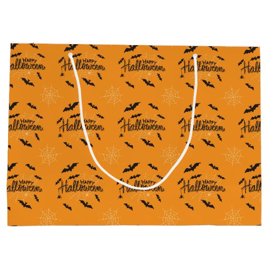 Happy Treasure Halloween Gift Bag Groot Cadeauzakje (Achterkant)