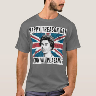 Happy Tredendag Brits op 4 juli T-shirt