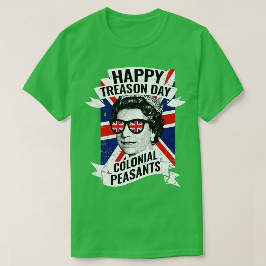 Happy Tredendag Funny Queen Elizabeth 4th of Jul T-shirt (Design voorkant)