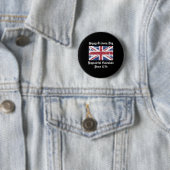 Happy Tredendag Ondankbaar koloniale Shirt 4e dag Ronde Button 5,7 Cm (In situ)