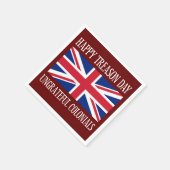 Happy Tredendag Ondankbare kolonialen op 4 juli Servet (Hoek)