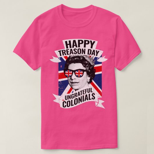 Happy TredenDay Funny British Queen T-shirt (Design voorkant)