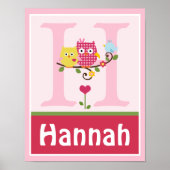 Happy Tree Eigenaar 2 Personalized Art Poster (Voorkant)