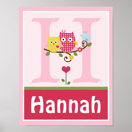 Happy Tree Eigenaar 2 Personalized Art Poster (Voorkant)