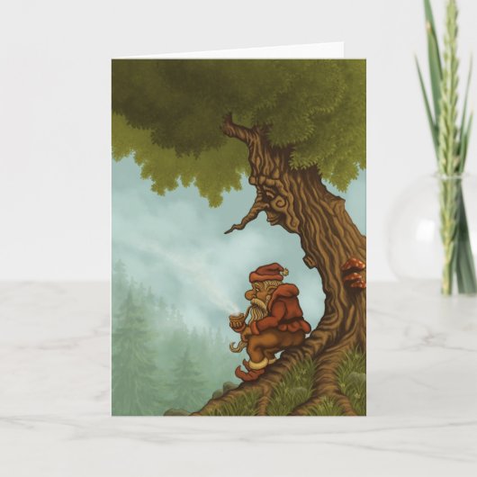 Happy Tree Fantasy wenskaart Kaart (Voorkant)