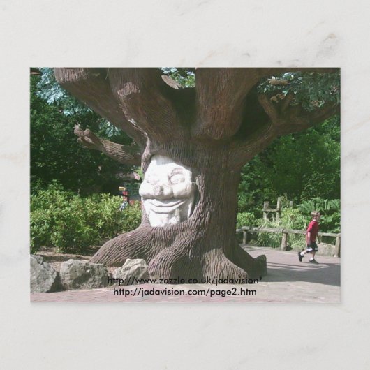 Happy Tree in Alton Towers Briefkaart (Voorkant)