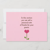 Happy Tree Ownership Baby shower Hartelijk dank Bedankkaart (Achterkant)