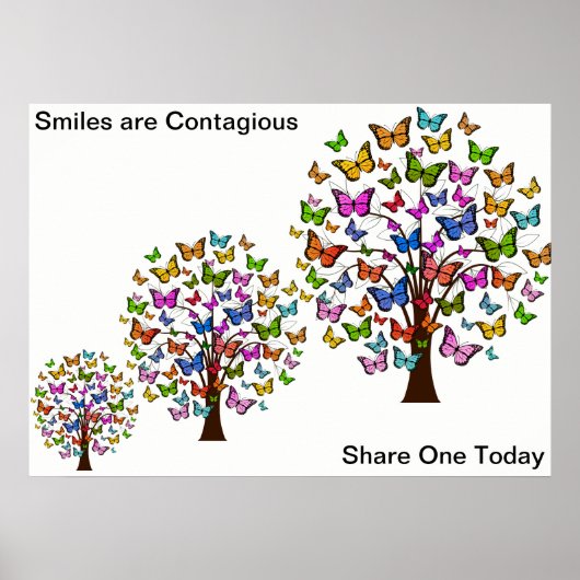 Happy Tree-Poster Poster (Voorkant)