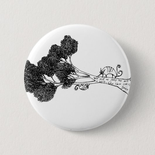 Happy Tree-vrienden Ronde Button 5,7 Cm (Voorkant)