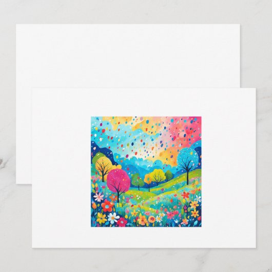 Happy Trees and Flowers, Natuur Bliss Sweatshirt, Save The Date (Voorkant / Achterkant)