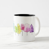 Happy Trees Tweekleurige Koffiemok (Voorkant rechts)