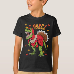 Happy Trexgiving T Rex Dinosaur Turkije Thanksgivi T-shirt