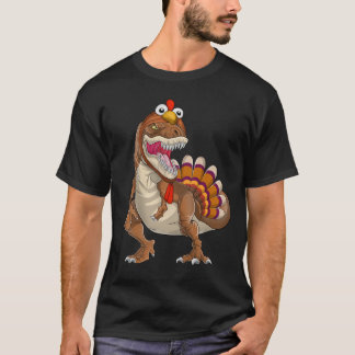 Happy Trexgiving Trex Dinosaur Turkije Thanksgivin T-shirt