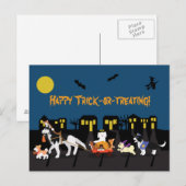 Happy Trick of Treating. Briefkaart (Voorkant / Achterkant)