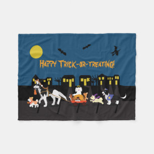Happy Trick of Treating. Fleece Deken
