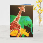 Happy Trio Kaart (Gele Bloem)