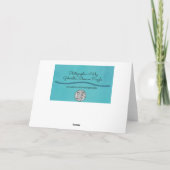 Happy Trip Vakantie Palm Trees Art Kaart (Achterkant)