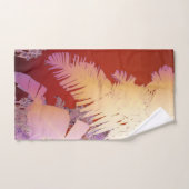 Happy Tropical Vibes Palm Trees Bath Towels Bad Handdoek (Handdoek)