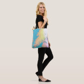 Happy Tropical Vibes Palm Trees Canvas tas (Op model)
