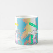 Happy Tropical Vibes Palm Trees Mok Cup (Center)