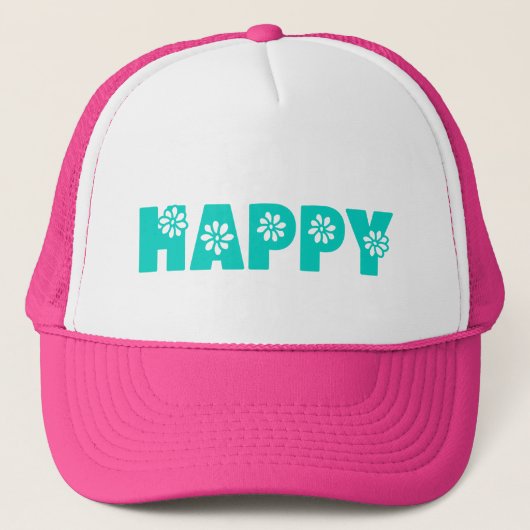 Happy Trucker Hat Pet (Voorkant)