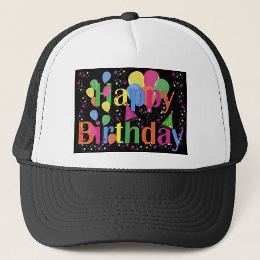 Happy 🎂 trucker pet (Voorkant)