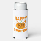 Happy Trumpkin maken Halloween weer geweldig Seltzer Blikjeskoeler (Seltzer Voorkant)